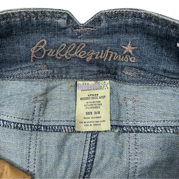 SOLD Y2k Bubblegum USA Sexy Micro Mini Denim Cargo Skirt - Picture 6 of 6